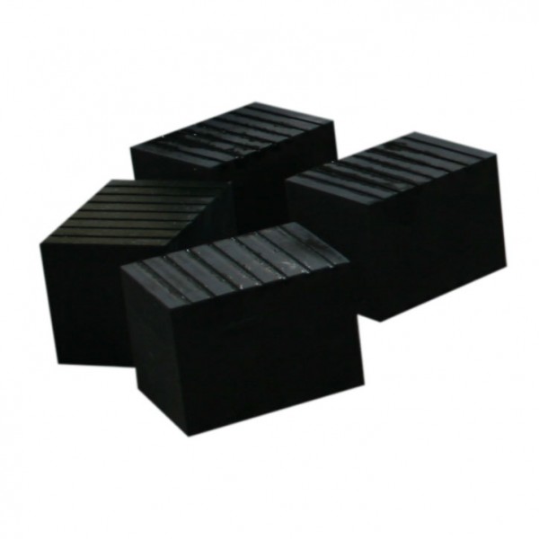Set of Four Tall Rubber Blocks